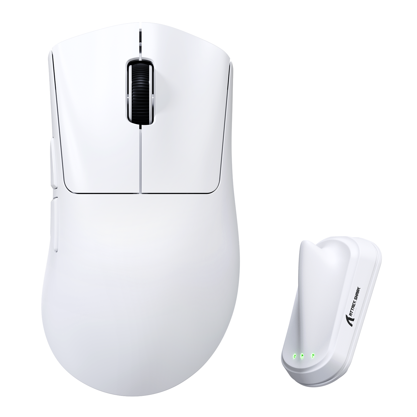 ATTACK SHARK V8 Ultra-Light Ergonomic Wireless Gaming Mouse