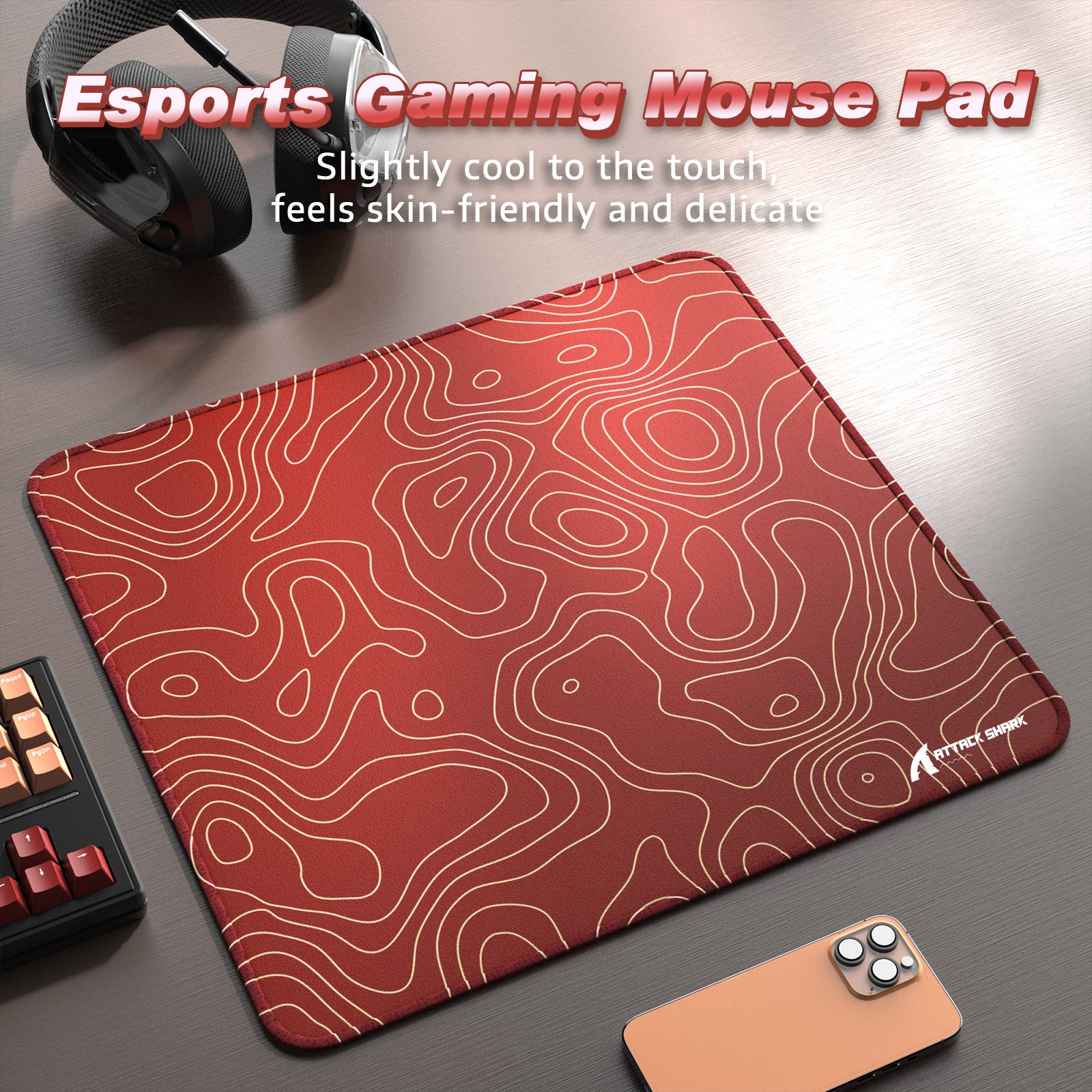ATTACK SHARK CM02 eSport Gaming Mousepad (450x400x4 MM)