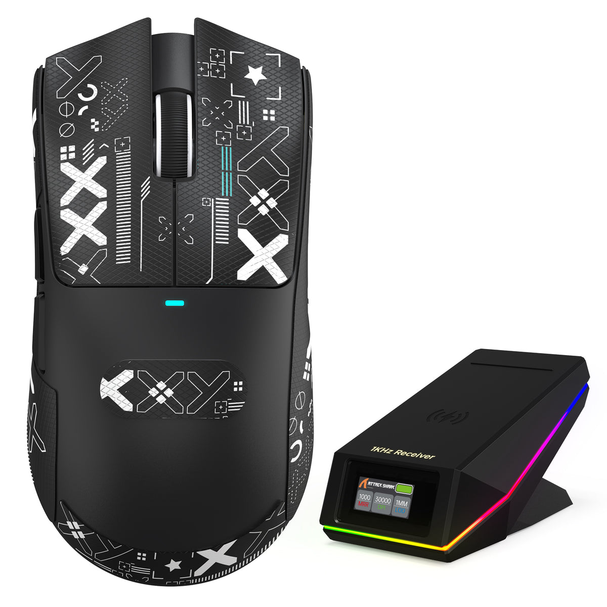 ATTACK SHARK X11 PRO V2 Wireless Gaming Mouse with TFT Display Charging Dock