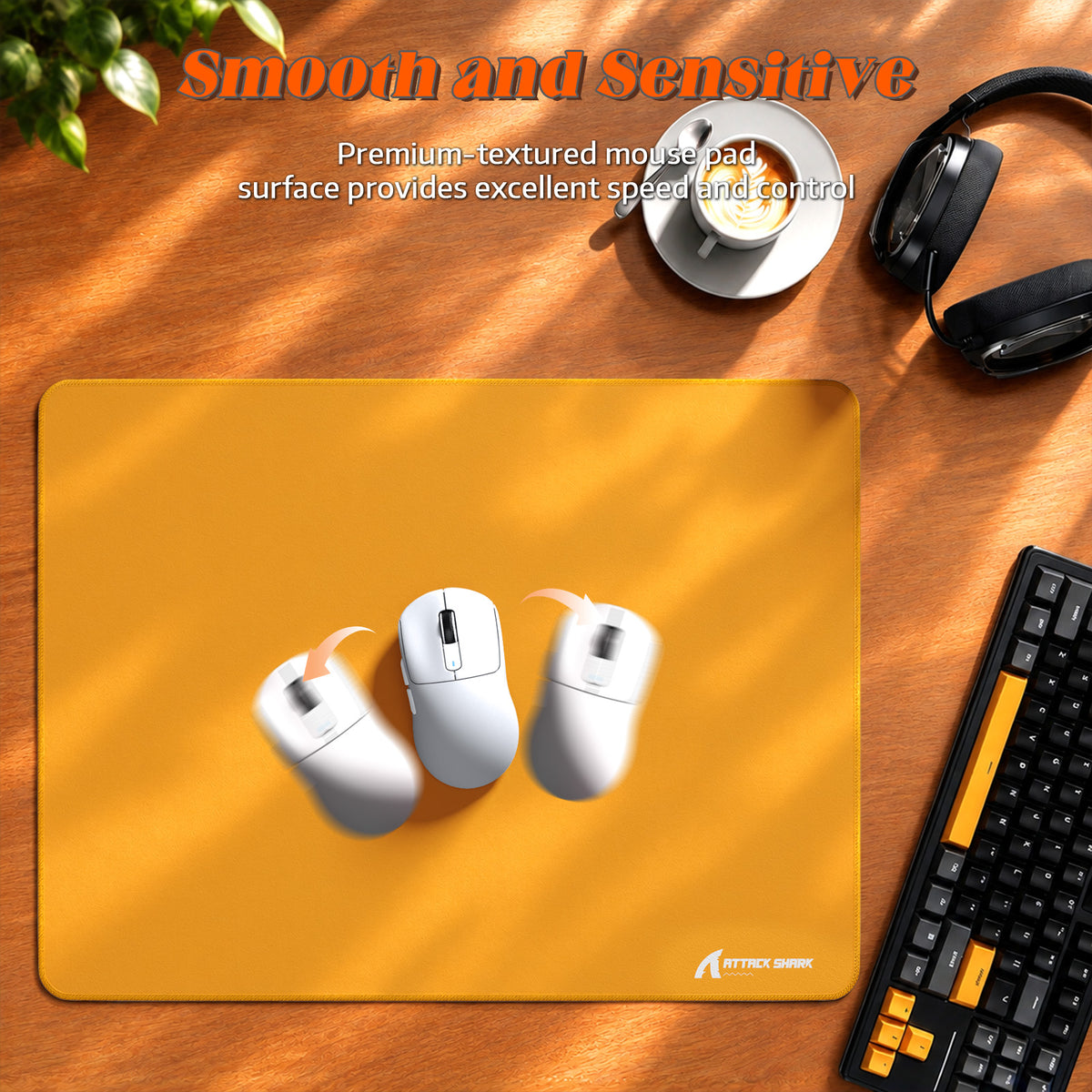 ATTACK SHARK CM02SE eSport Gaming Mousepad (405x305x4 MM)