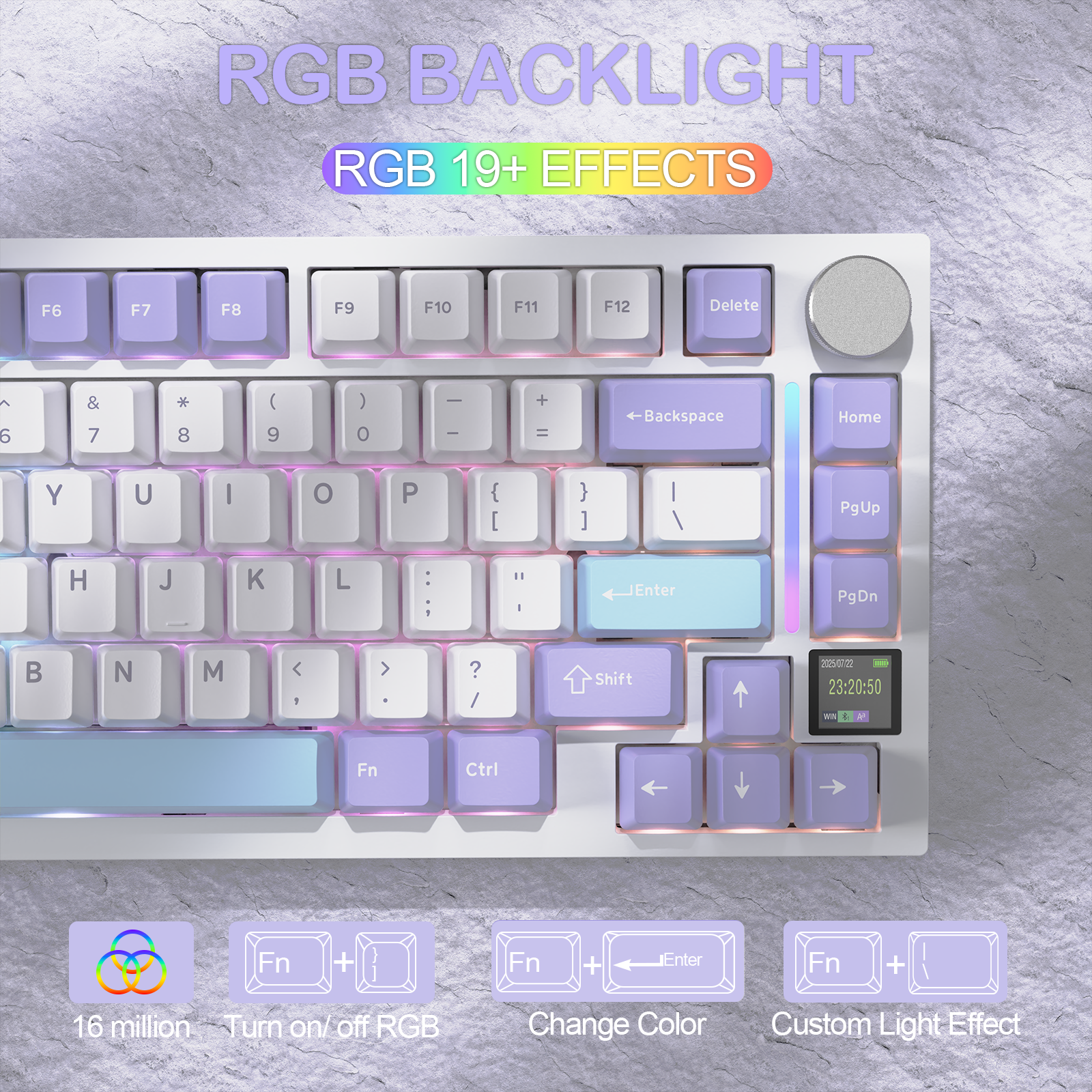 ATTACK SHARK X820Ultra Tri-mode Gasket Mechanical Keyboard