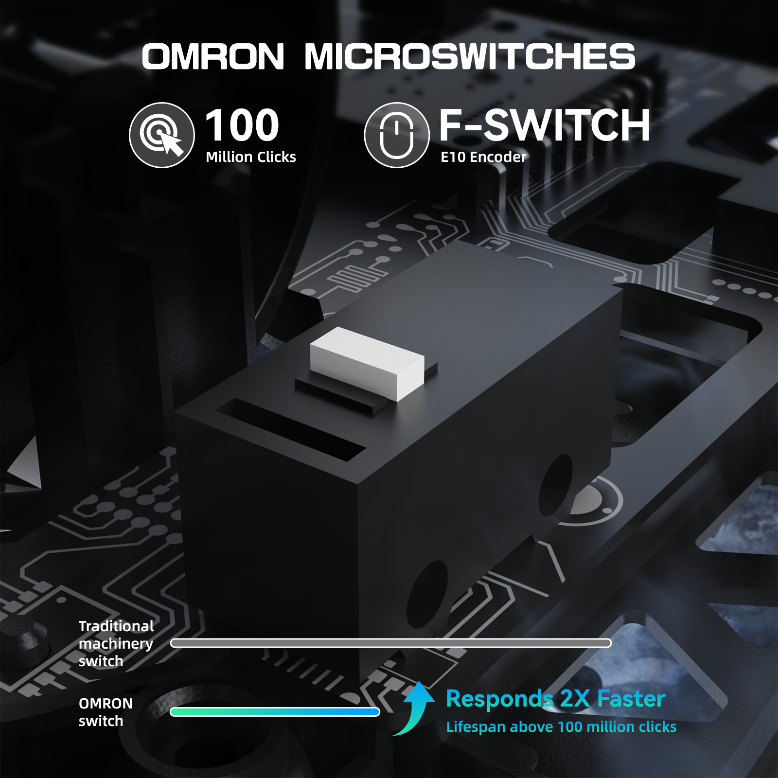 ATTACK SHARK R5 Ultra mouse with Omron microswitches, 100M clicks