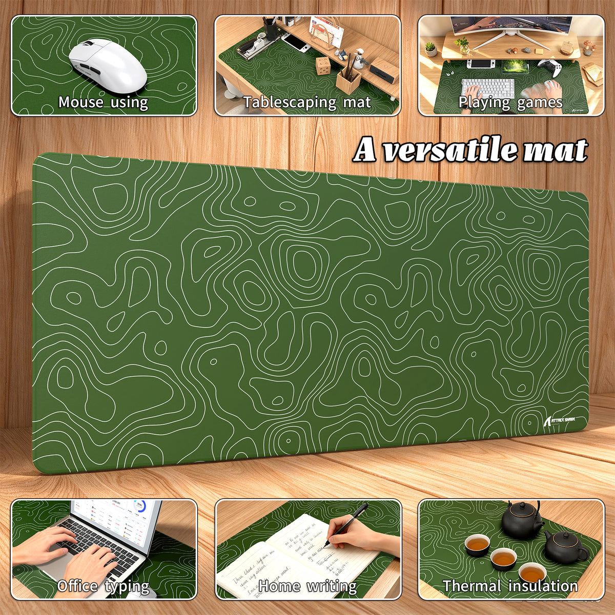 ATTACK SHARK CM02PRO eSport Gaming Mousepad (900x400x4 MM)