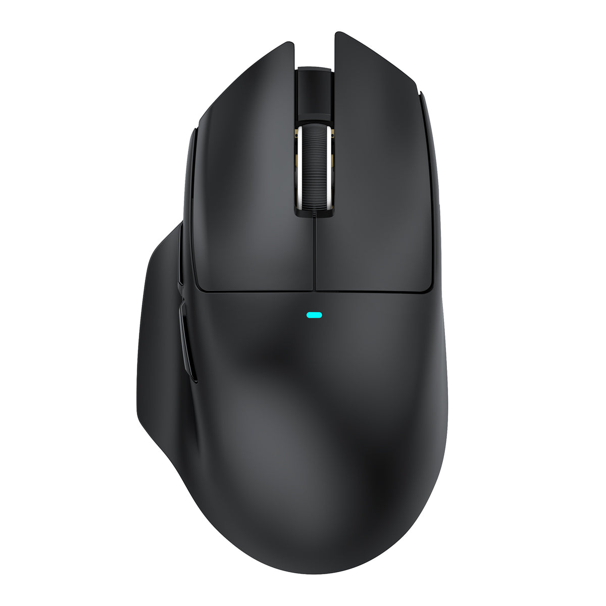 ATTACK SHARK V6 ultra-light tri-mode gaming mouse with ergonomic black design