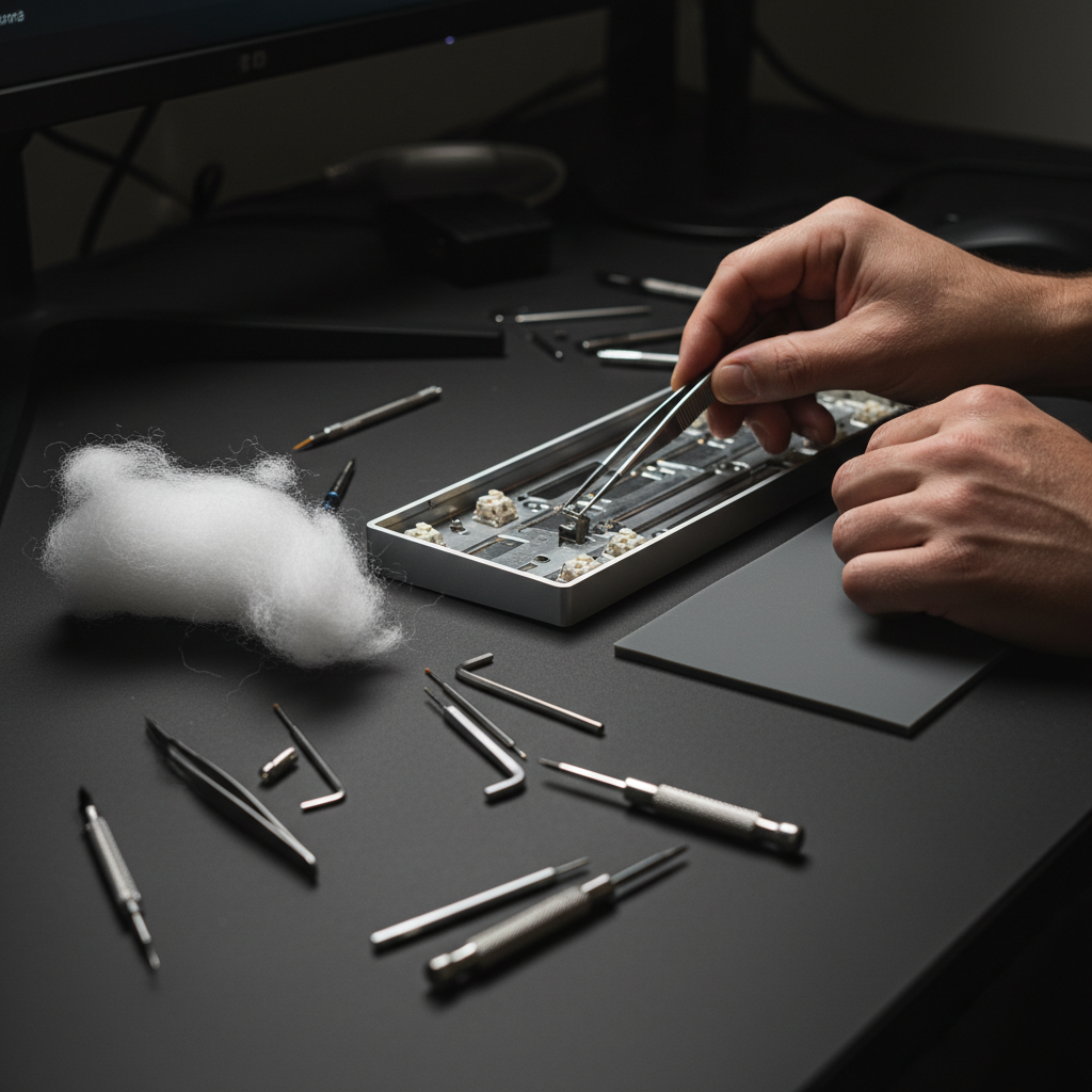 Poly Fil Keyboard Case Mod Polyfill vs. Silicone: Keyboard Case Filler Guide - Attack Shark