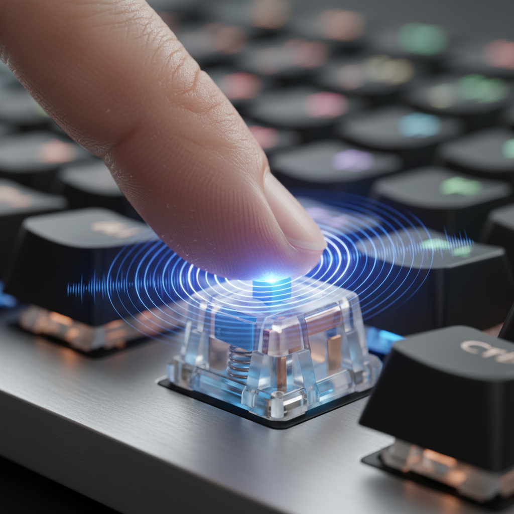 Psychoacoustics of Speed: Why Clicky Switches Feel Faster