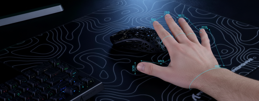 Finger-to-Palm Ratios: Predicting Optimal Shell Curvature Fit