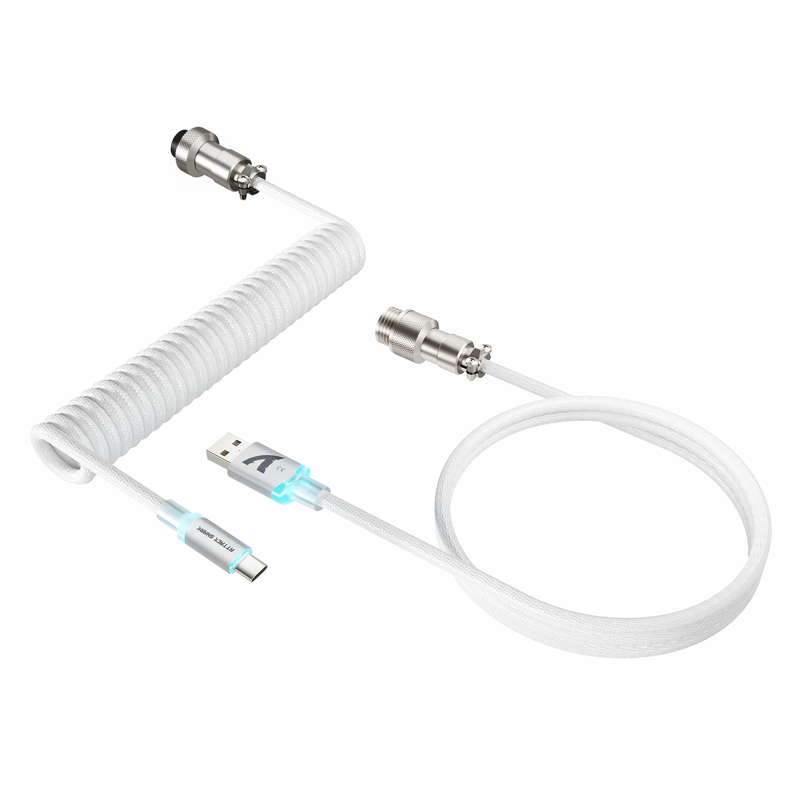 ATTACK SHARK C01ULTIMATE Coiled Cable for 8KHz Magnetic Keyboard