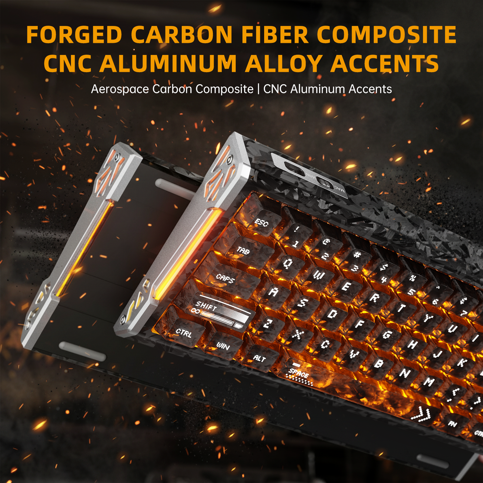 ATTACK SHARK R68 HE & R11 ULTRA Carbon Fiber Gaming Bundle With C01 ULTRA Coiled Cable
