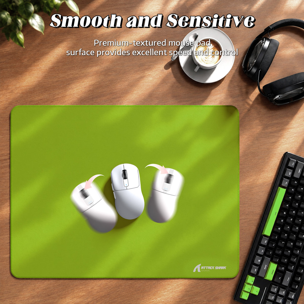 ATTACK SHARK CM02SE eSport Gaming Mousepad (405x305x4 MM)