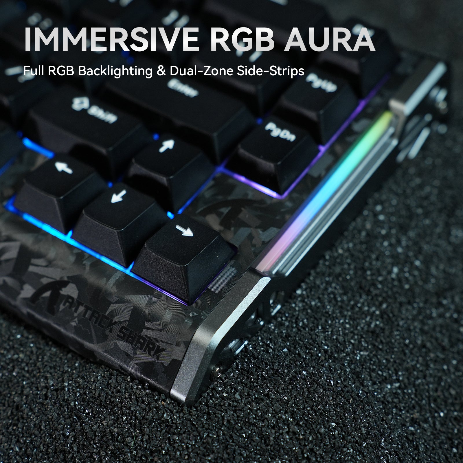 ATTACK SHARK R68 HE & X11 ULTRA Carbon Fiber Gaming Bundle With C01 ULTRA Coiled Cable