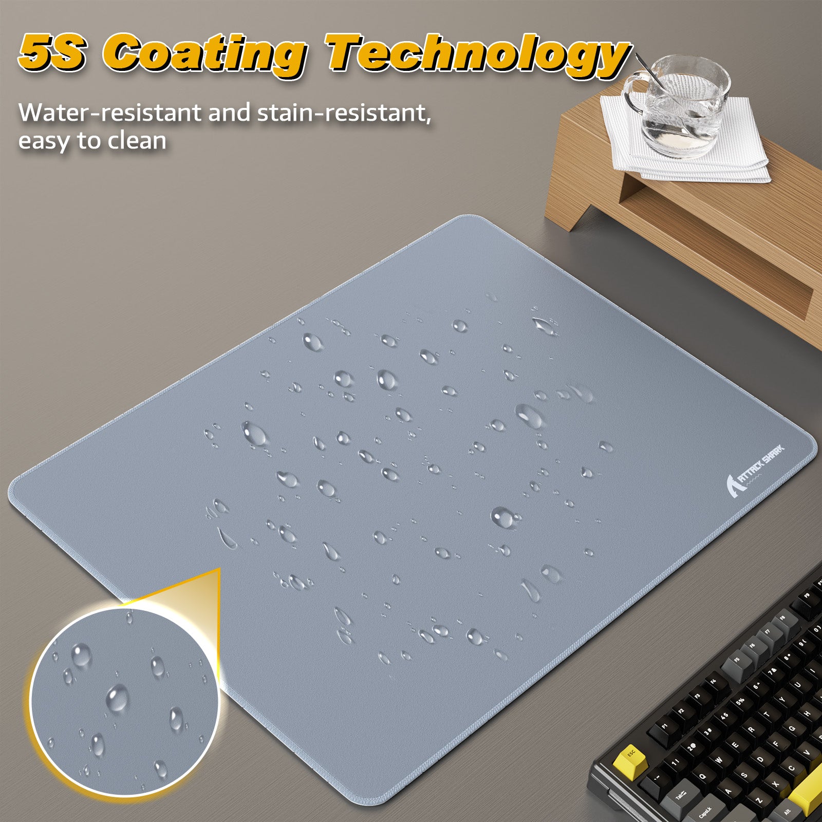 ATTACK SHARK CM02SE eSport Gaming Mousepad (410x310x4 MM)