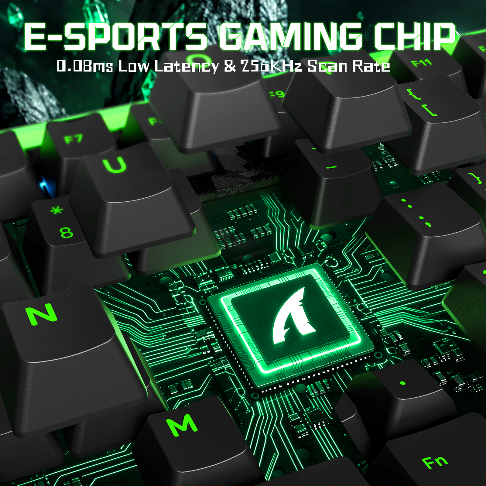 ATTACK SHARK R98 HE Carbon Fiber Wired Rapid Trigger Magnetic Switch Keyboard With C01 Ultra RGB Coiled Cable