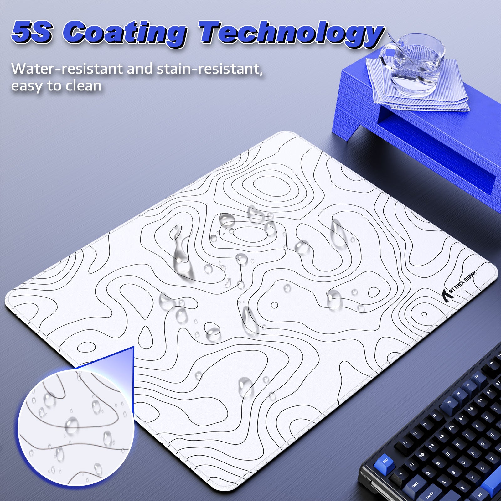 ATTACK SHARK CM02SE eSport Gaming Mousepad (410x310x4 MM)