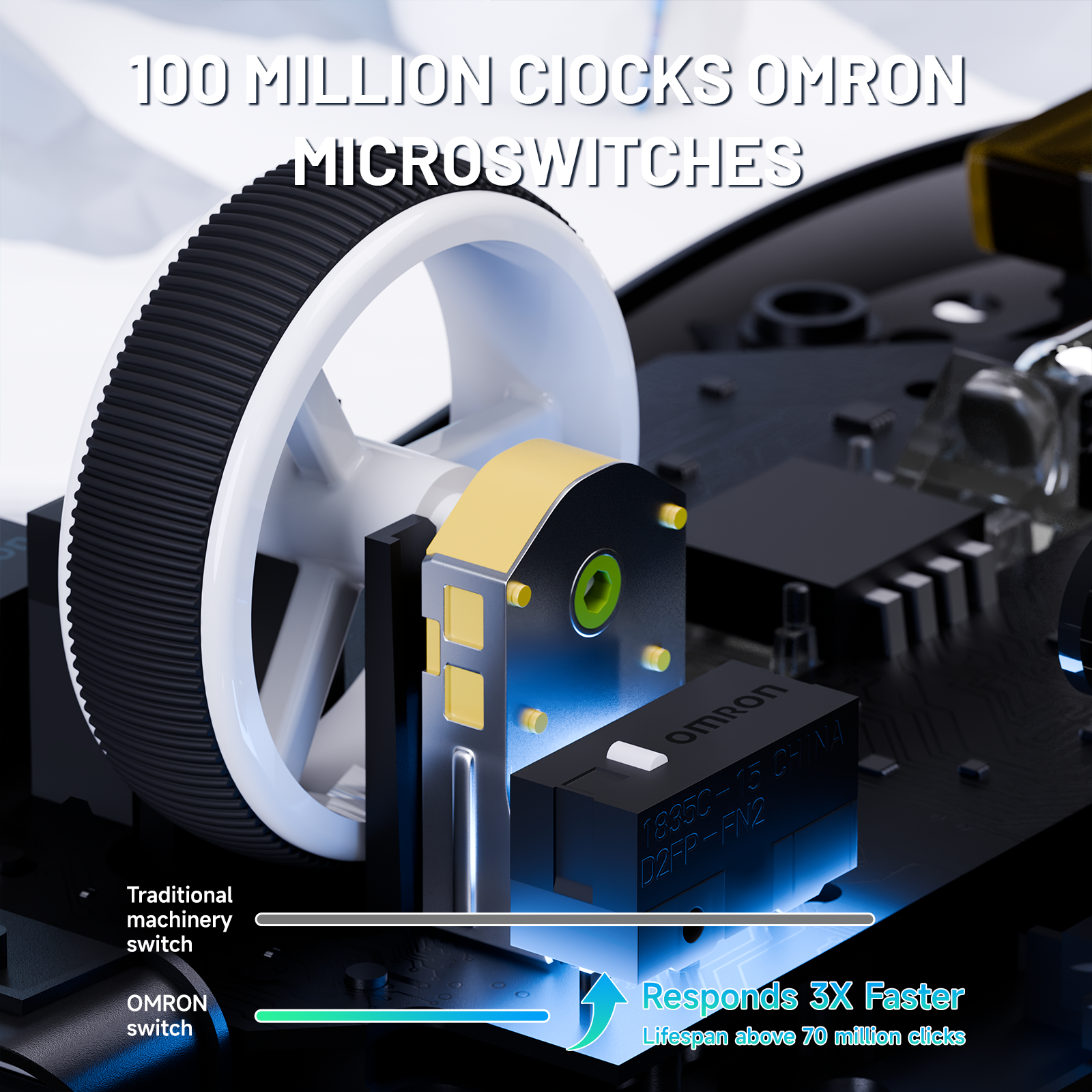 ATTACK SHARK X8 Ultra 8KHz Wireless Gaming Mouse With C06 Ultra Cable