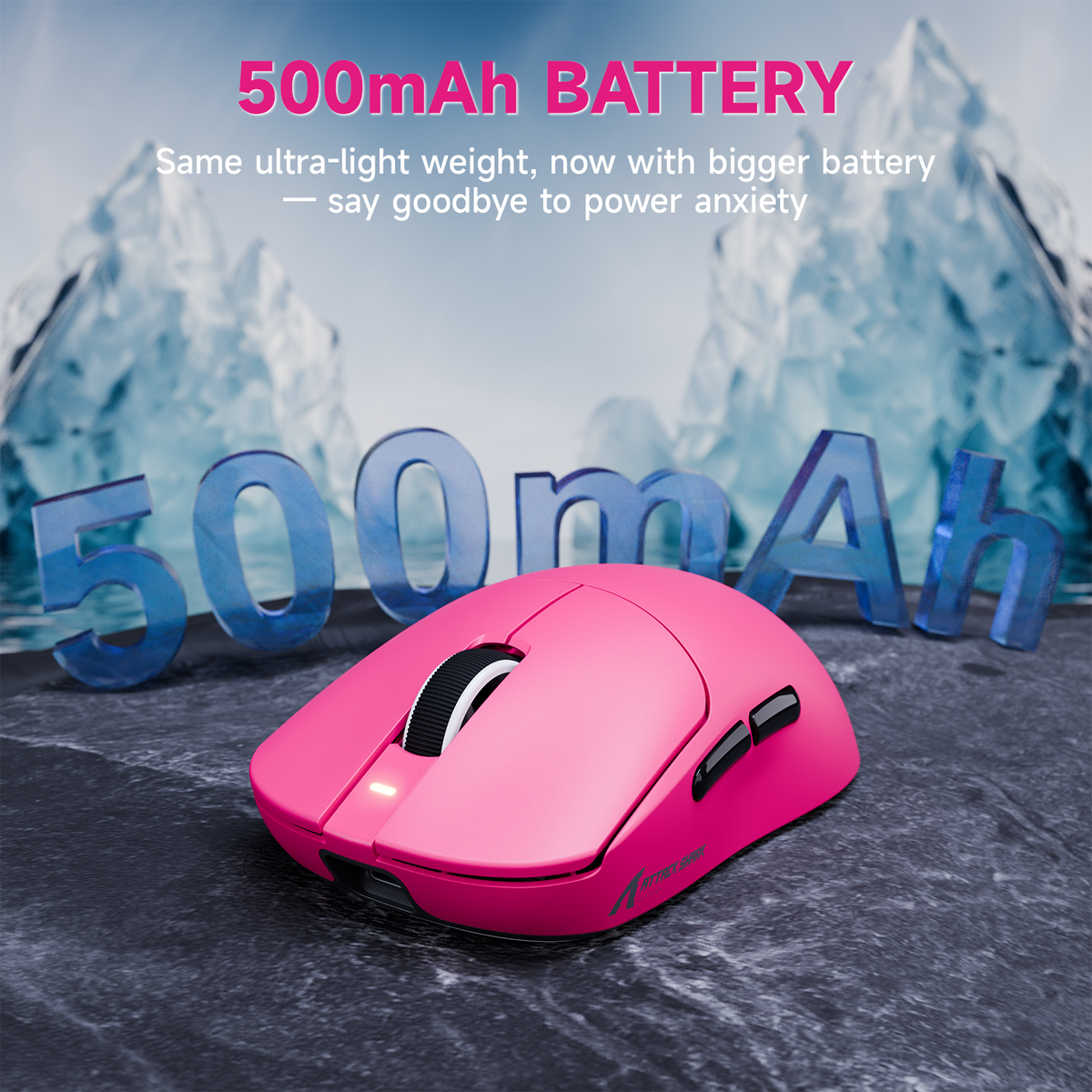 ATTACK SHARK X8 PLUS Tri-mode Wireless Gaming Mouse With C06 ULTRA Cable