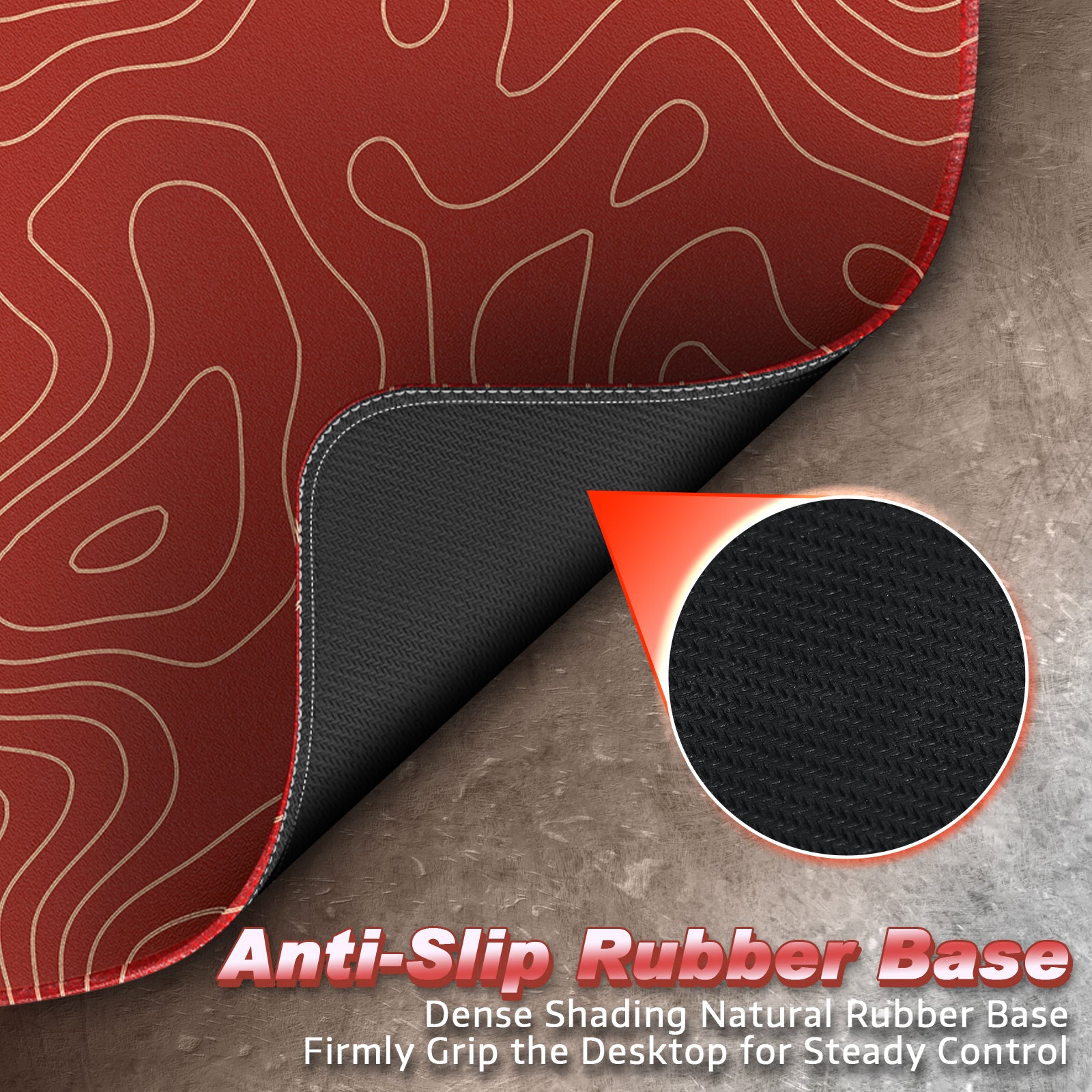 ATTACK SHARK CM02 eSport Gaming Mousepad (450x400x4 MM)