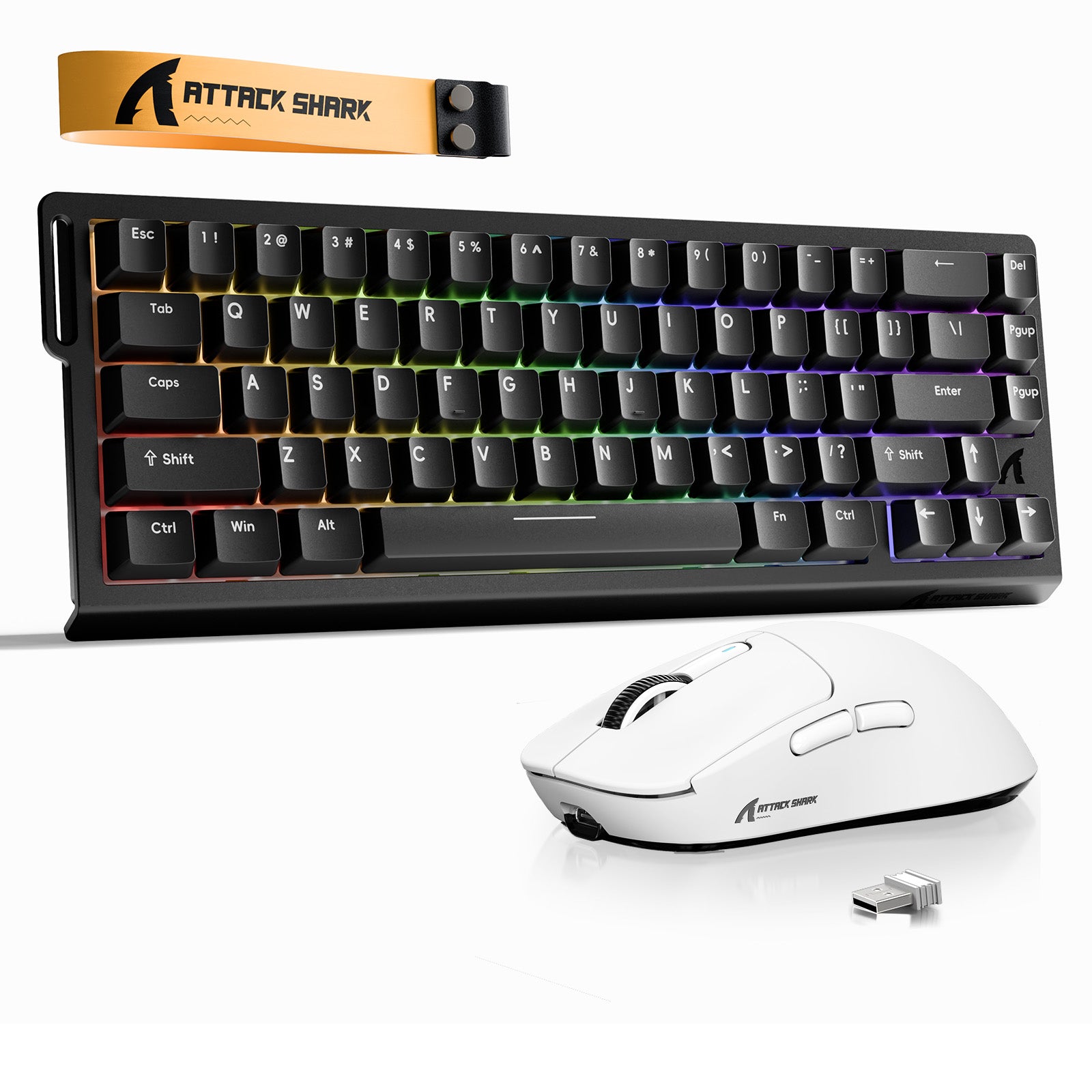 ATTACK SHARK X68HE Rapid Trigger Keyboard + X3 Wireless Gaming Mouse Bundle