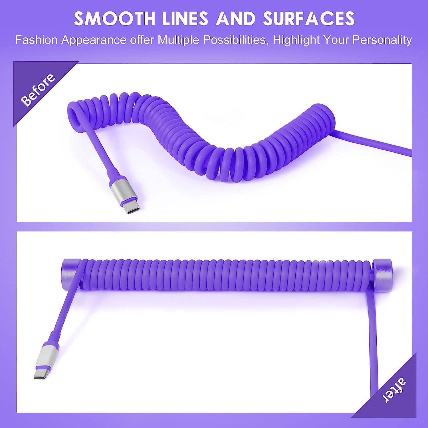 ATTACK SHARK RC01 Custom Winder Rod for Coiled USB C Cable